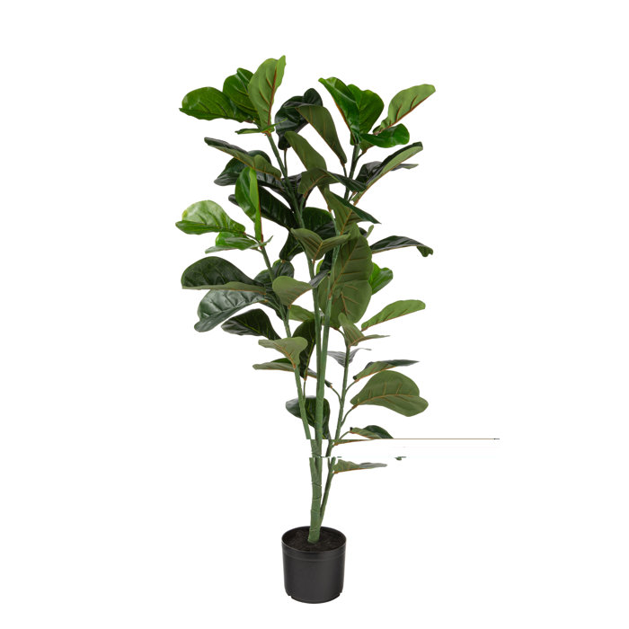 Naturae Decor Faux Fiddle Leaf Fig Plant in Pot & Reviews Wayfair